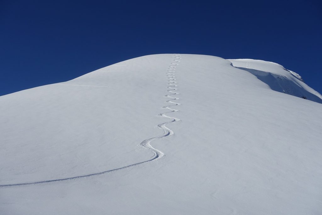 how to start backcountry skiing - fresh tracks