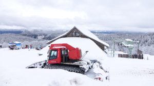 backcountry skiing snowcat