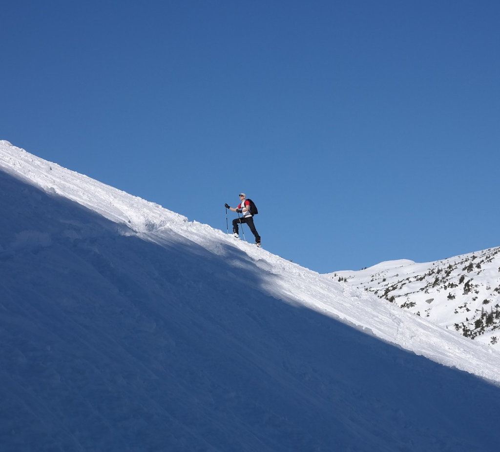 backcountry skiing best climbing skins steep slope