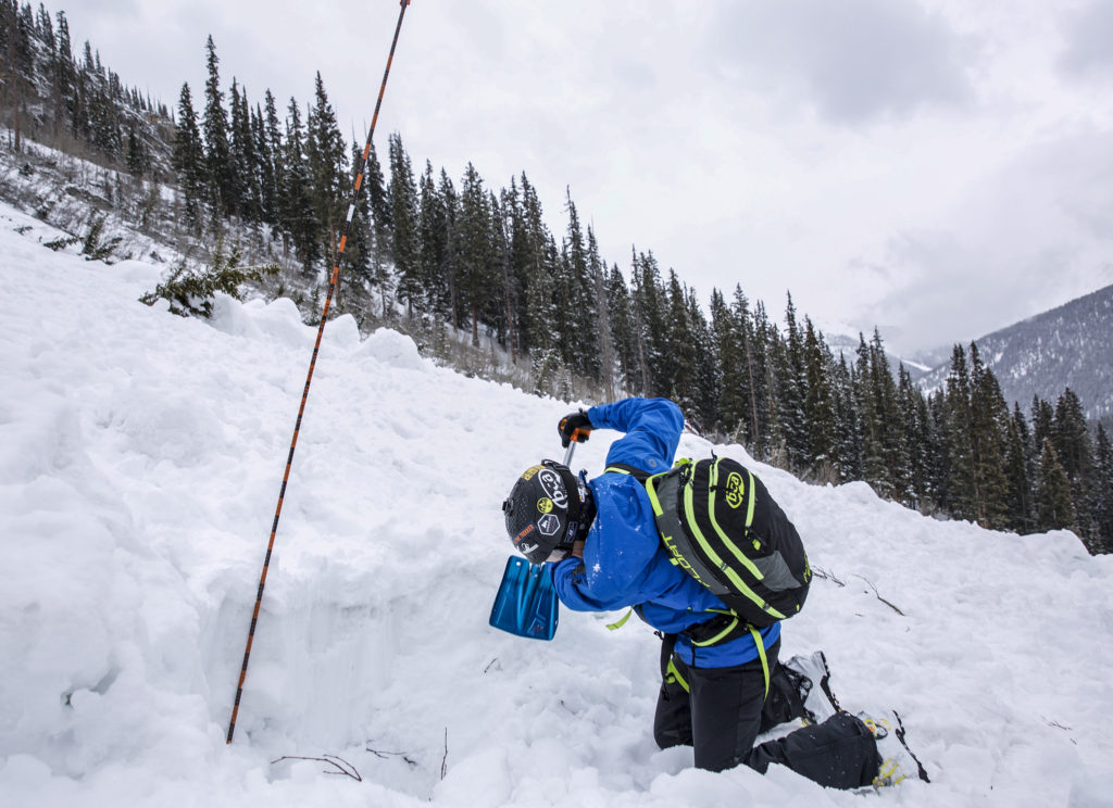 avalanche rescue practice