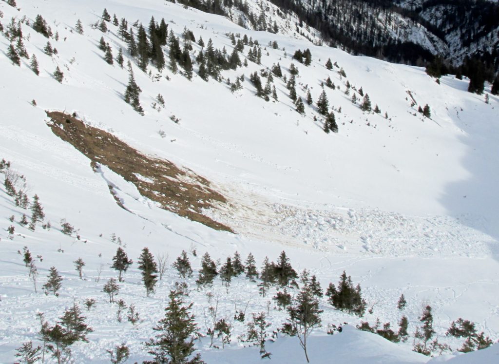 wet slab avalanche