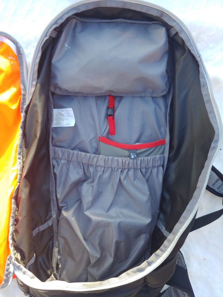 main pocket of mammut spindrift 32