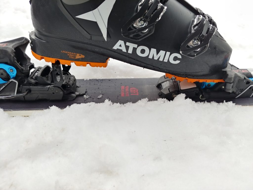 salomon s/lab shift mnc 13 binding riser raised up